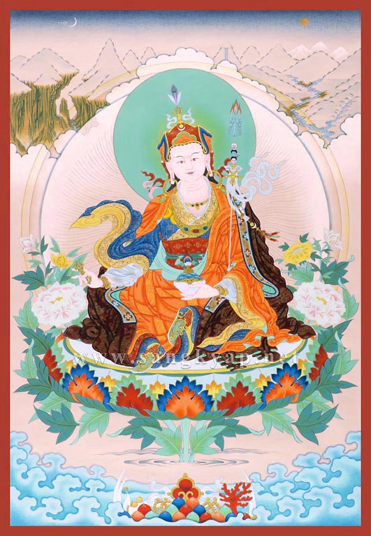 Thangka of Padmasambhava - Yoji Nishi