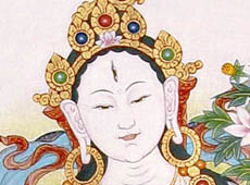 see the detail of White Tara